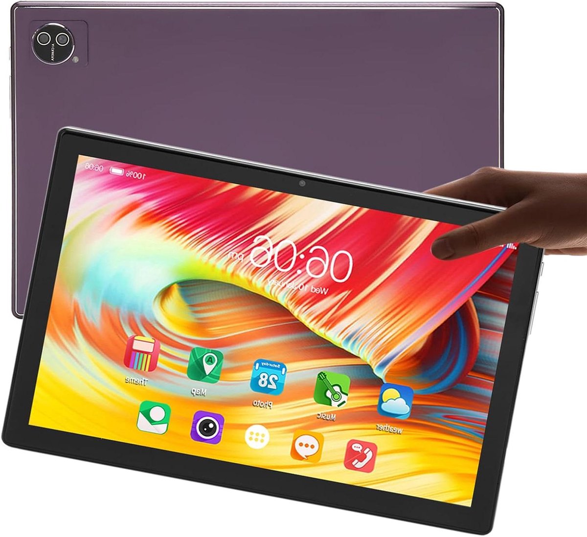 Tablet - Lees tablet - Entertainment en werk - Octa Core CPU - 101 Inch FHD - Paars