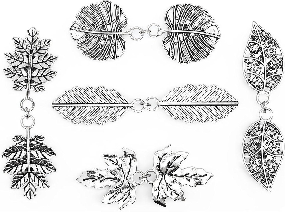 Trui Clips - Kledinghouders - Kleding Fixeren - Set van 5 - 14 cm - Zilverkleurig