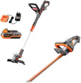 FUXTEC 20V tuinset FX-20VSET5 bestaande uit FX-E1RT20SET en FX-E1HS20