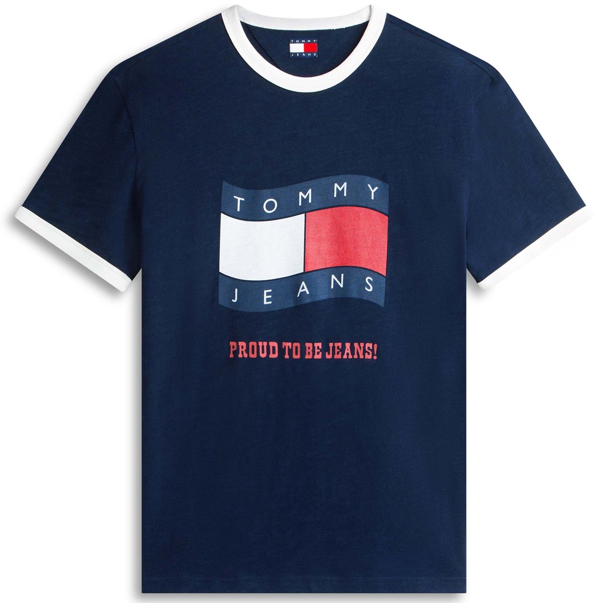 Tommy Jeans T-Shirt Tjm Reg Waving Flag - Fashion Wear - Volwassen