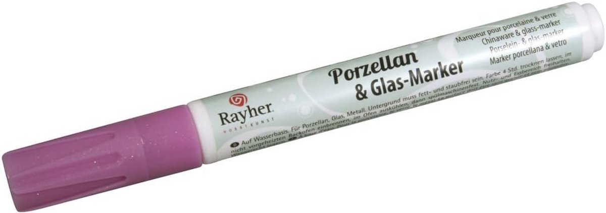 Zilverkleurige Marker voor Porselein en Glas met Fijne Punt