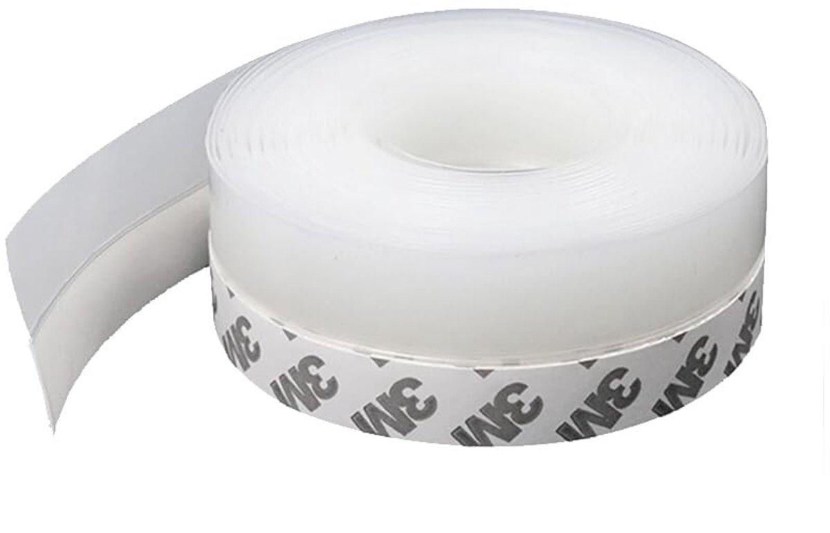 ONF3 - Sealing Strip - Geluidsisolatie - 5 m Transparant - Zelfklevend - Bescherming tegen stof - Geschikt voor deuren en ramen - Transparant model