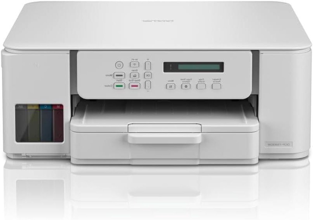 Inkttank Printer - 3-in-1 Multifunctioneel - Thuiswerk Documenten - Automatisch Dubbelzijdig - 150 Vel Papierlade - Wit