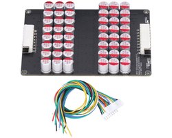 Universal Battery Active Equalizer Balancer Lithium Battery Balancer Board 12?16S Active Equalizer Module Lightweight Energy Transfer Board for LTO LPO LFP 1.8V?4.5V