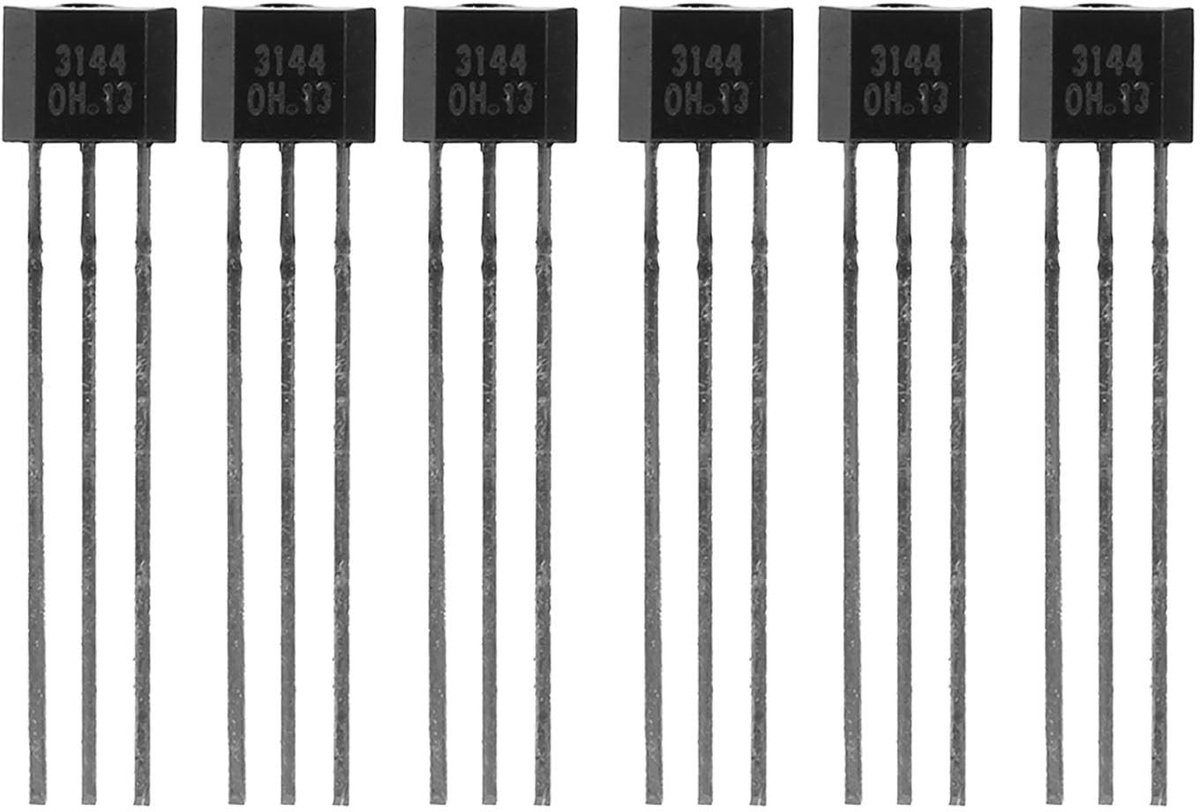 SPHProducts - Hall-effectsensor - Magnetische sensor - 10 stuks - 9 x 6 x 1 cm - Elektronische toepassingen - Betrouwbare schakelaars - Geschikt voor d...