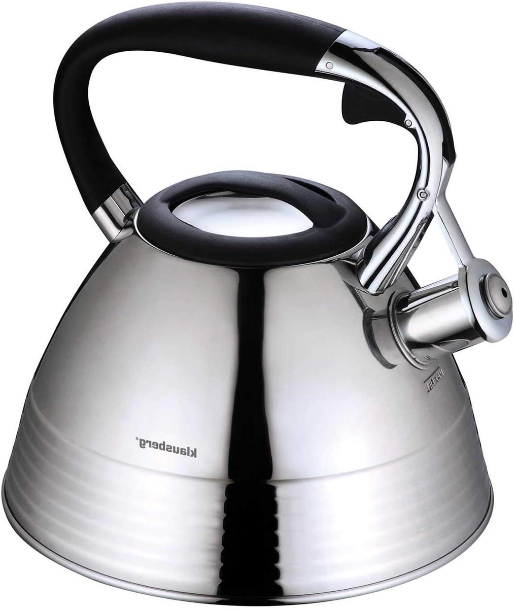 Fluitketel - Waterketel - Water Koken - Antikleef Coating - 3 Liter - Grijs