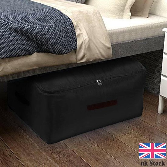 Opbergzakken met Handvat - Dekbedtas Kleding - Ruimte Besparen - Waterdicht PU Coating - 60 x 28 x 40 cm — afbeelding 4