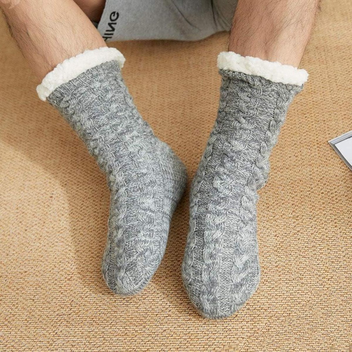 Dames Huissokken - Warme Sokken - Thuis Ontspannen - Antislip Zolen - One Size - Diverse Kleuren