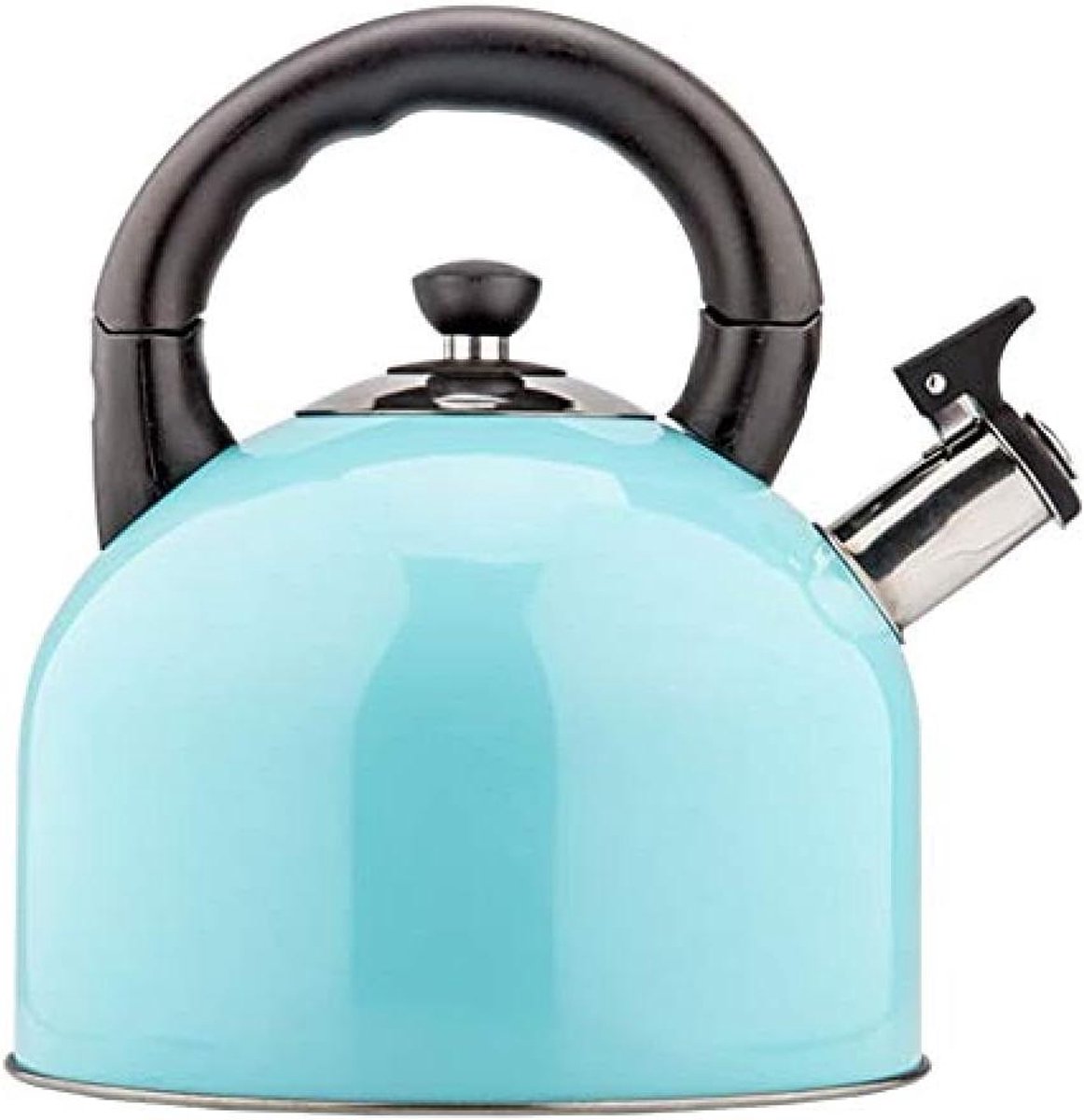 Waterkoker Inductie - Theepot RVS - Water Koken - Automatisch Fluitje - 4.4L - Blauw