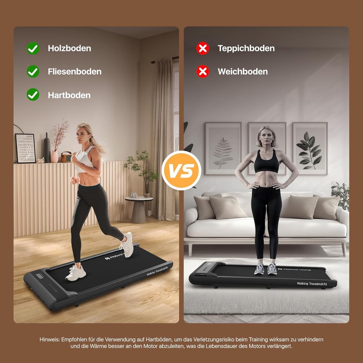 Loopband inklapbaar elektrisch – House&Garden SmartWalk AI Fit 6 – 2-in-1 walking pad onder bureau – 1,65 PK stille motor – LED display – app & afstandsbediening – 2–6 km/u – 120 kg draagkracht – compacte fitness loopband