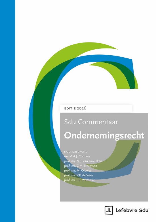 SDU Commentaar - Sdu Commentaar Ondernemingsrecht - cover