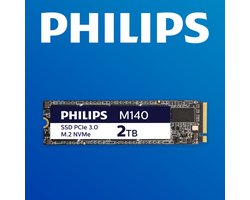Philips M.2 SSD 2TB - NVMe SSD - PCIe 3.0 - tot 3500 MB/s - laptop en desktop