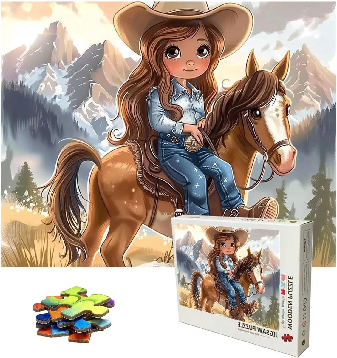Legpuzzels Volwassenen - Houten Puzzels - Ontspanning Thuis - 3000 Stukjes - 122x81 cm - Landschap