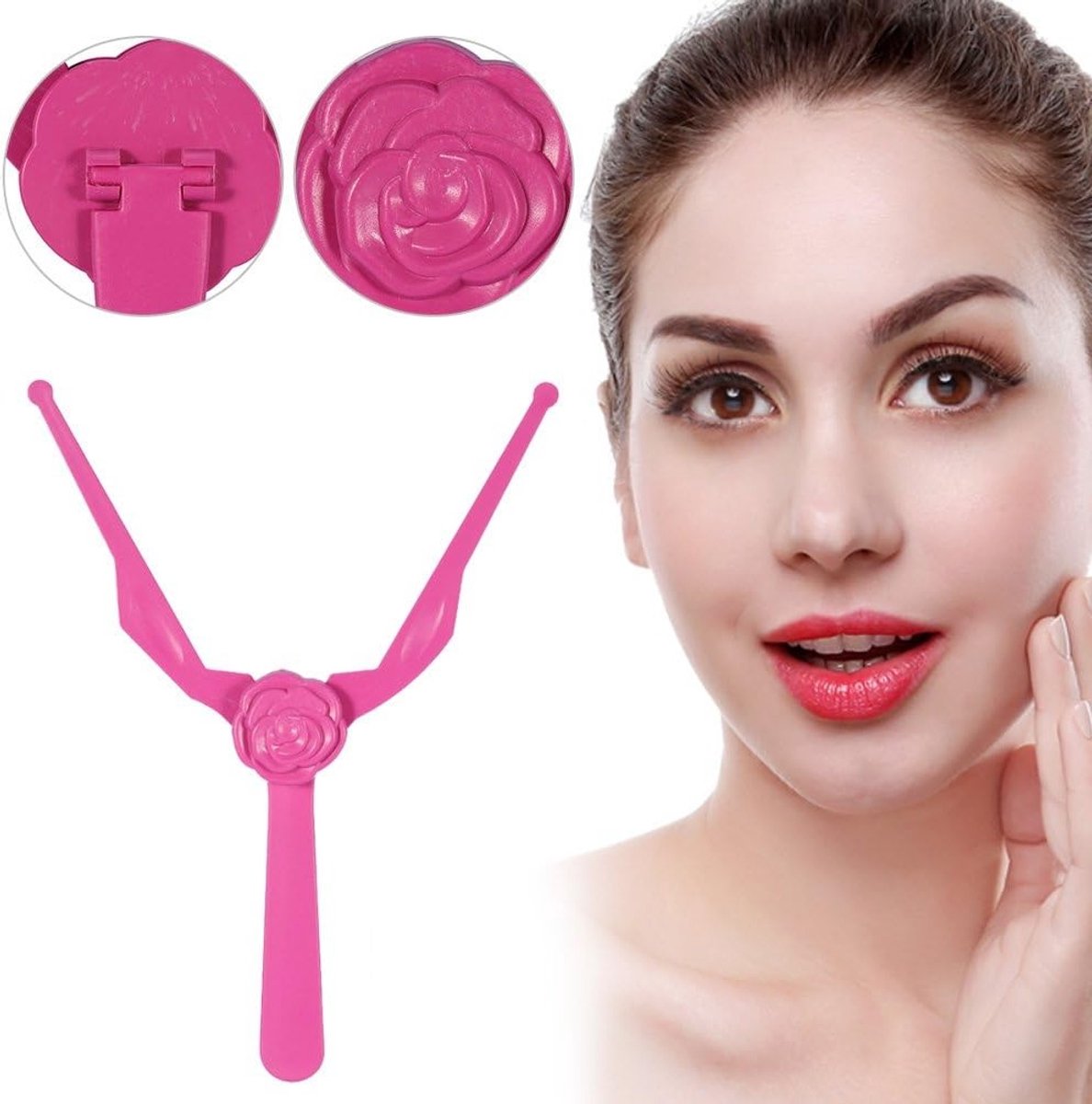 Precisie Meetlat voor Wenkbrauwen, Symmetrische Positionering voor Permanente Make-up en Tattoo, Perfecte Grooming Stencil Tool voor Natuurlijke Wenkbrauwen