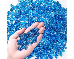 Kleurrijke Glazen Steentjes 0.5kg voor Aquarium Decoraties, Regenboog Grind voor Vijvers en Vissenkommen, Ideaal voor Vazen en Terrarium Versiering