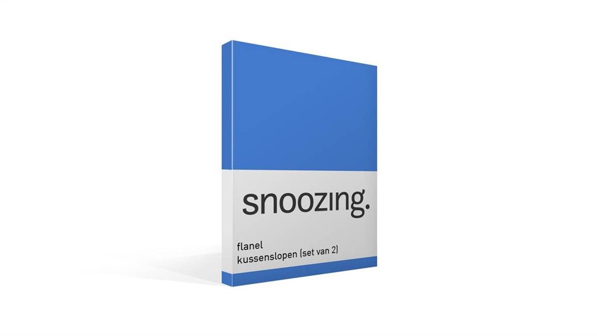 Snoozing flanel kussenslopen (set van 2) Meermin 60x70 cm (40 meermin)