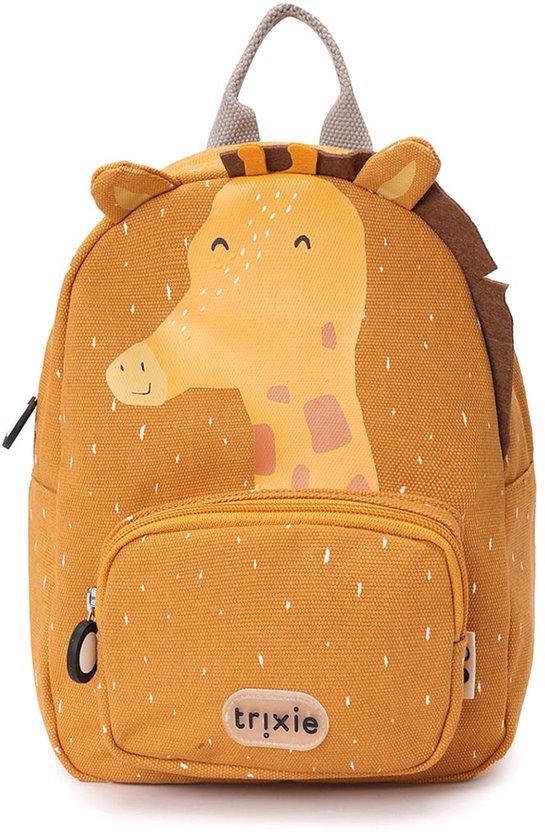 Trixie | Rugzak - Mr. Giraffe - Schooltas Waterafstotend - Boekentas voor Kind - Voor Jongens en Meisjes - Geschikt als Gymtas - Geel
