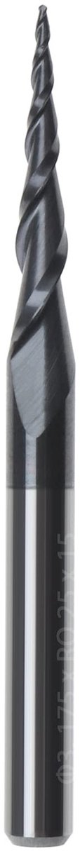 Dailygoody - Taps Neus End Mill - 0.25mm Bal Neus - Wolfraamcarbide - 1/8 Inch Schacht - Graveergereedschap - Geschikt voor Machining Centers