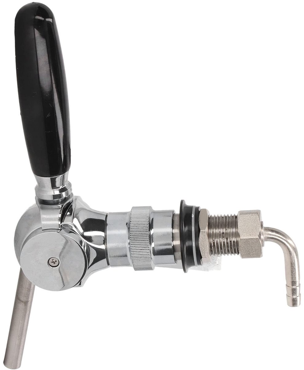 Stainless Steel Beer Tap met Flow Control - Perfect voor Thuis en Bar