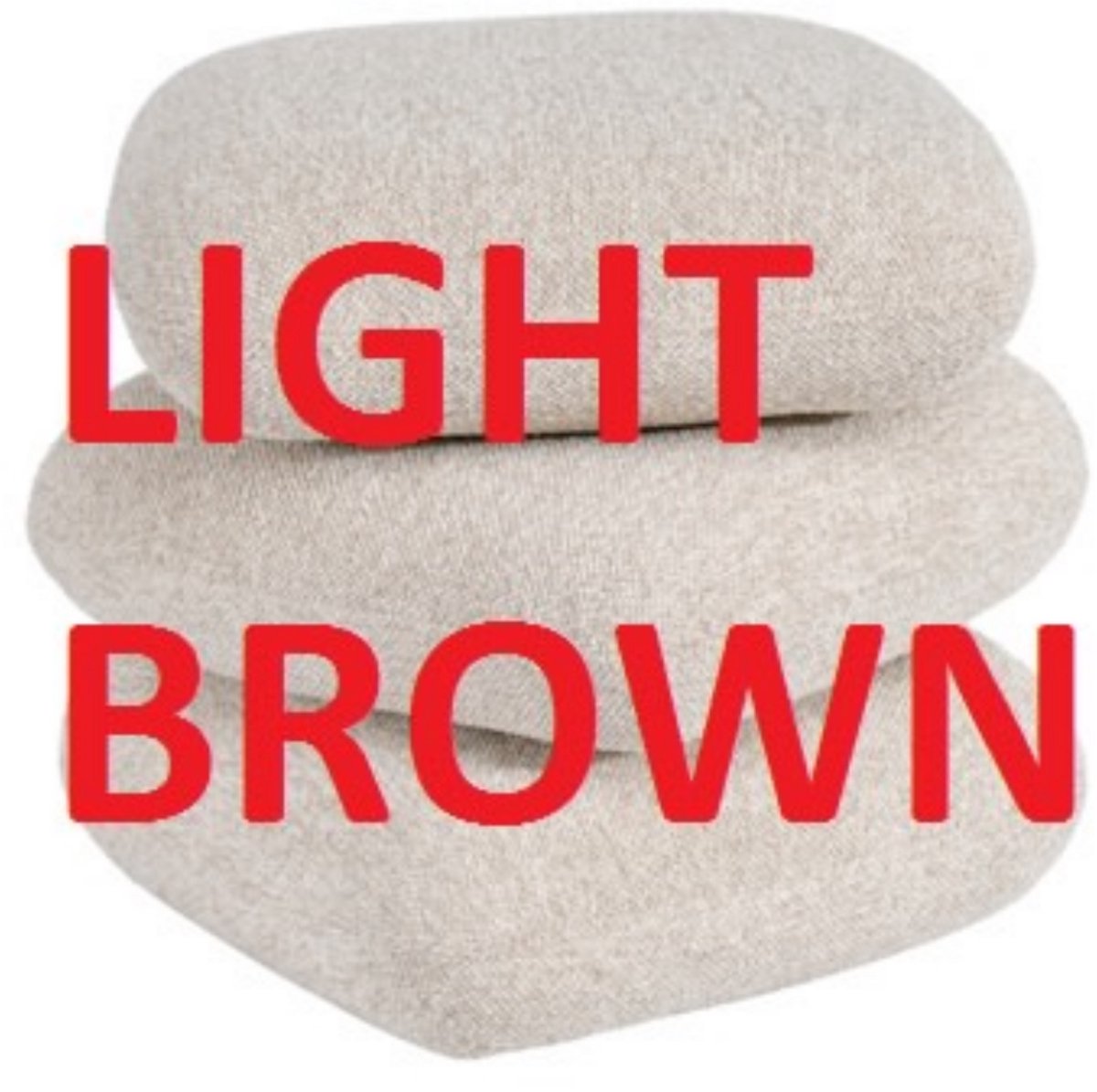 Light & Living Poef LAURIE - Bruin - 44.5x44.5x44.5 cm