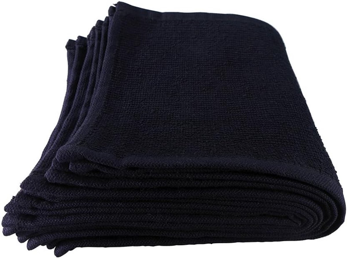 Oogdoek - Doekjes - Verfrissing - 100% Katoen - 30 x 15 cm - Zwart