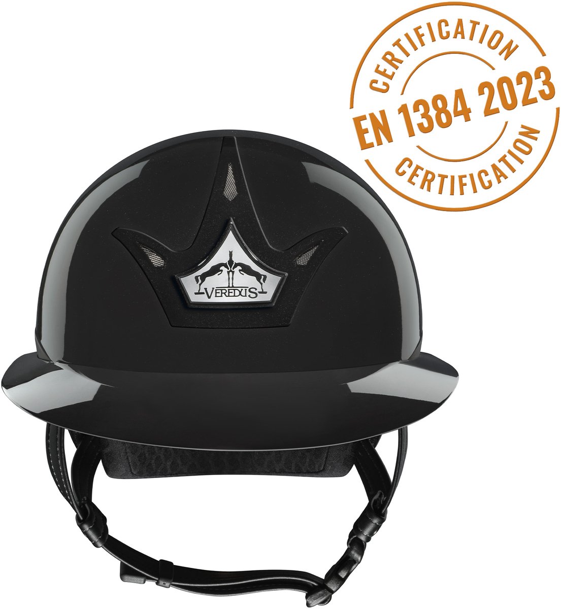 Veredus Vita Cap GST Glossy Black Large Polo Klep