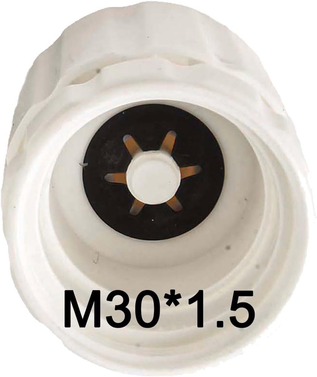 Hand Wiel Schakelaars - Thermostaat Knoppen - Vloerverwarming Regelen - Lekvrije Pasvorm - M30x1.5 - Wit