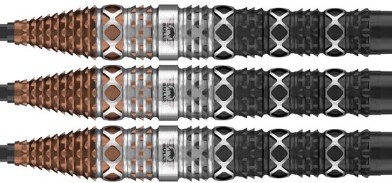 Bull's Max Hopp CP Steeltip Dartpijlen 95% Tungsten - Tapered Barrel - Shark Grip - Player Edition — afbeelding 4