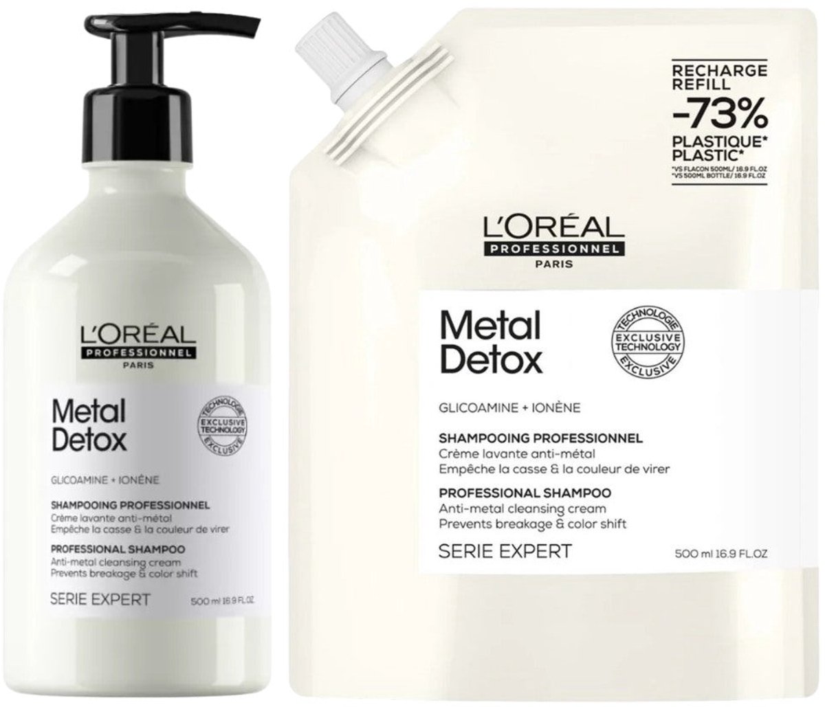 L'Oréal Professionnel - Metal Detox Shampoo Refill Set- 2x500ml