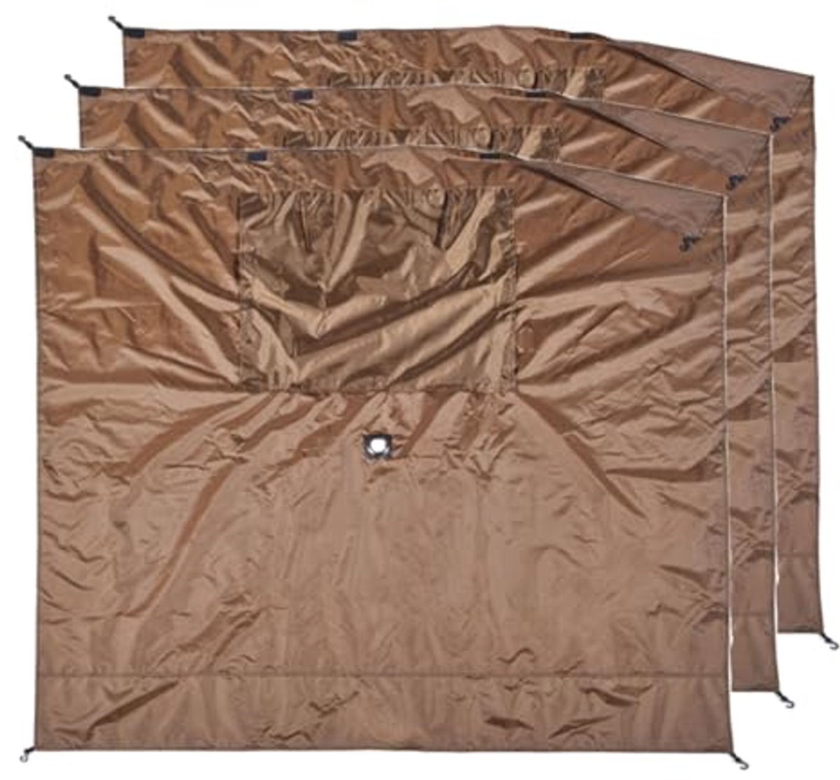 Windpanelen Set - Privacy Scherm - Buiten Leven - 3 Delige Set - 183 x 183 cm - Bruin
