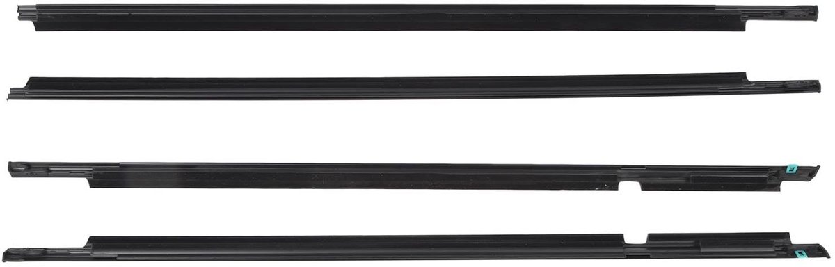 Dailygoods- Tochtstrip Perfecte Pasvorm - Raamafdichting - Deurafdichting - Vervanging voor Land Cruiser Prado 120 Serie - 4 Stuks - Premium ABS-Materiaal