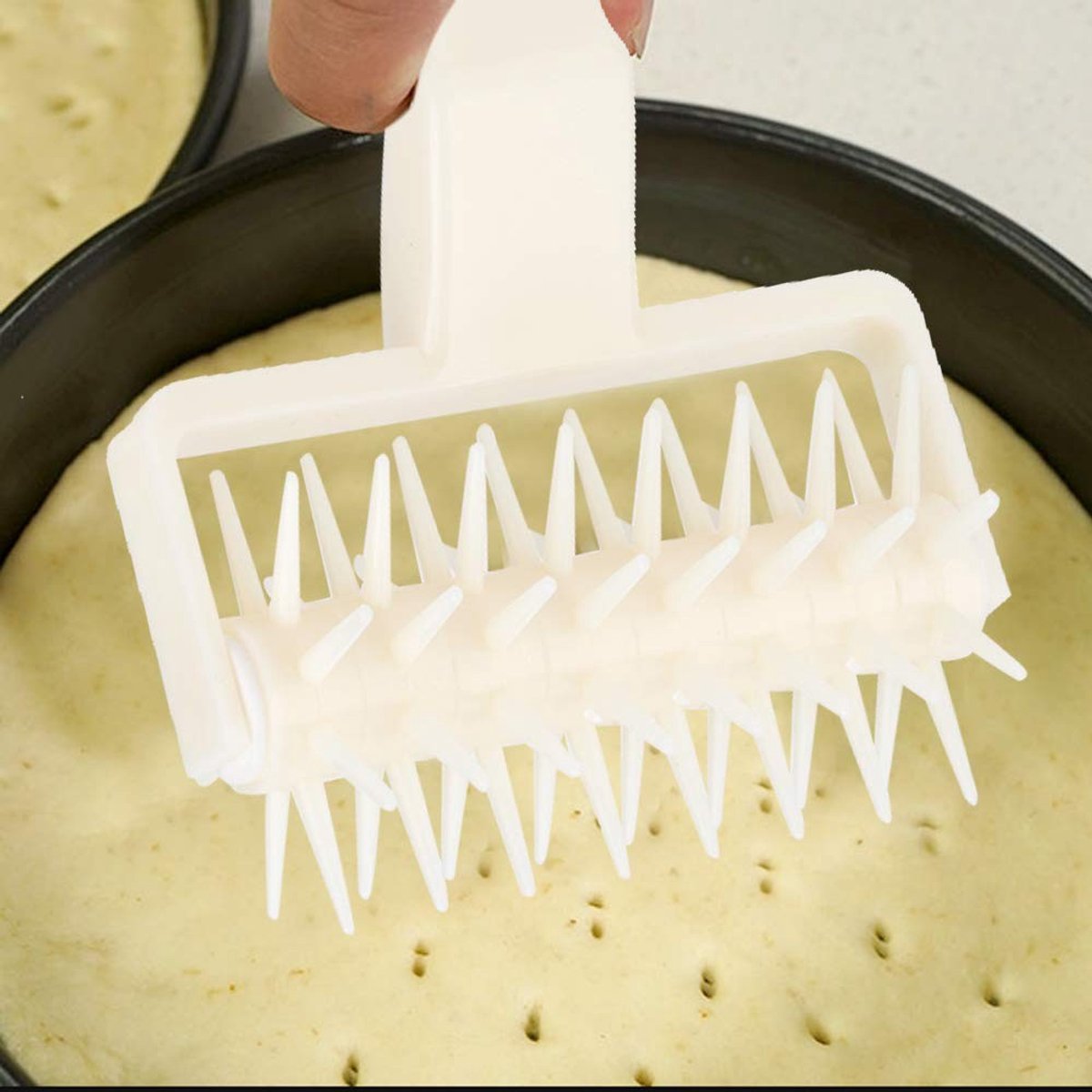 Dailygoods- Deegschuimer Tijdbesparend - Bakgereedschap - Deeg maken - Koekjes - Gebak - Geschikt voor Thuiskeuken - Deegroller