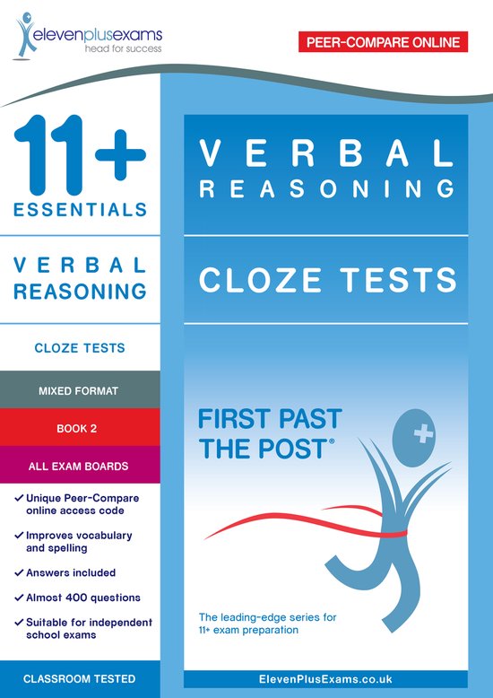 11+ Essentials Verbal Reasoning: Cloze Tests Book 2 - cover