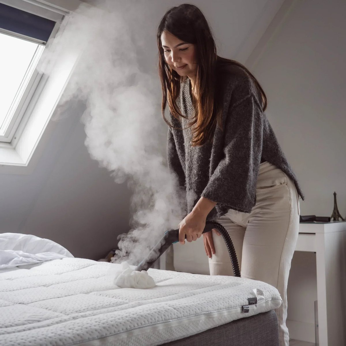Sophitech Stoomreiniger - 2600W - 30s Opwarmtijd - 4 Bar Krachtige Stoom - 2.5L Watertank - 140°C Dieptereiniging - Handstomer & Vloerstomer - Inclusief 20 Accessoires thumbnail 7