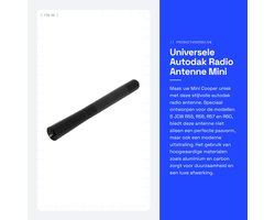 Dailygoods- Autodak Antenne Universeel - 4.7 Inch Aluminium - Haaienvin Antenne - Geschikt voor Mini Cooper S JCW R55/R56/R57/R60 - Eenvoudig te Installeren - Stabiele Prestaties - Auto Antenne