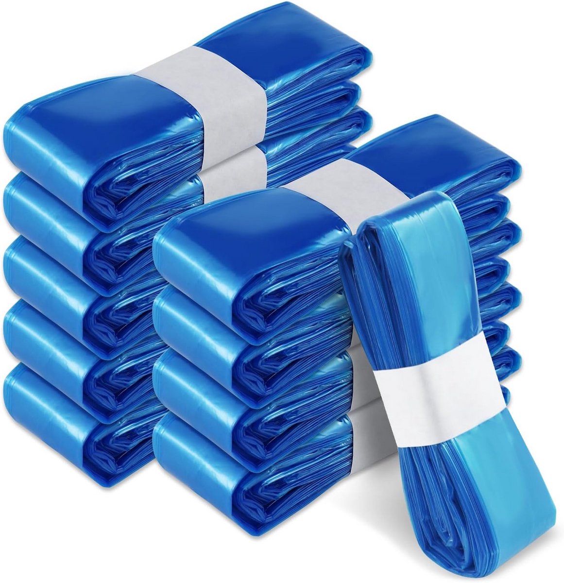 Navulzakken Luieremmer - Luier Afvalzakken - Hygiënisch Thuis - Geur Neutraliserend - 10 Stuks - Blauw
