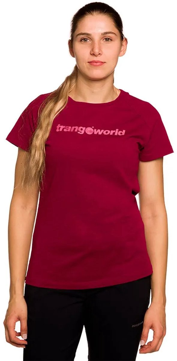Trangoworld Azagra Th T-shirt Met Korte Mouwen Vrouw Dark Fuchsia