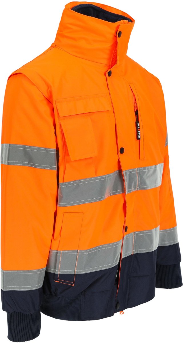Herock Tarvos High Vis Fleecejas Geel / S