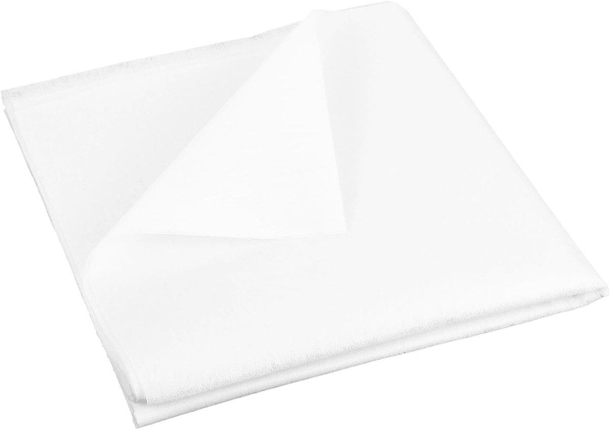 Vlieseline Strijkbaar - Naaifabric Versteviging - Kleding Versterken - Lichtgewicht Non-woven - 200 x 100 cm - Wit
