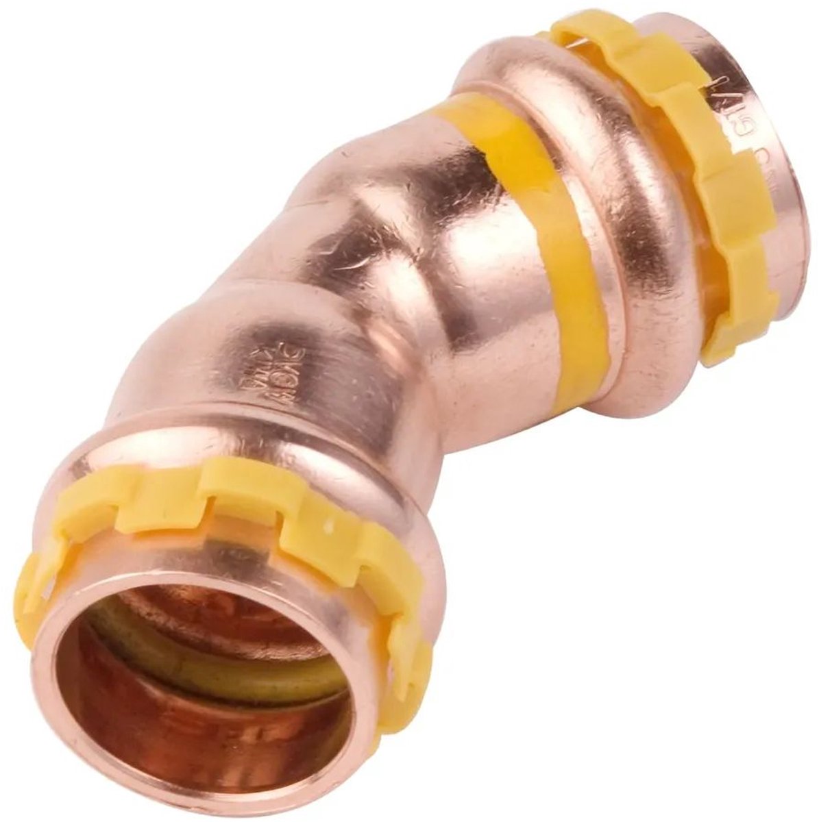 VSH SudoPress Koper Gas Bocht 45° i/i 42 Type SPG5041V, 6674241