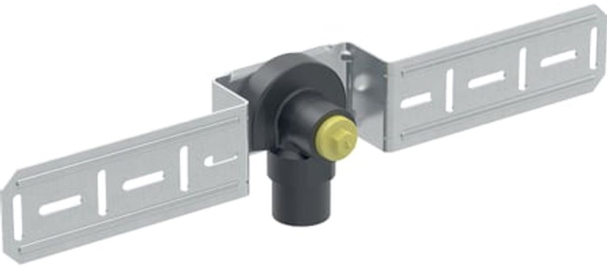 Geberit FlowFit aansluithoek 90° voorgemonteerd, enkel, verzet, geïsoleerd, DN 15, 619.631.00.1