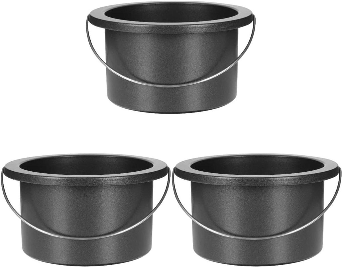Wax Smelt Pot - Hittebestendig Bakje - Ontharen - Makkelijk Schoon te Maken - 3 Stuks - Willekeurig