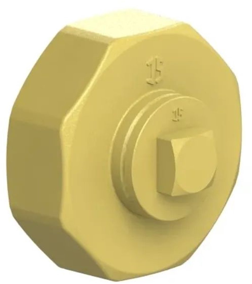 Schlösser Armaturen JS Eindkap rechts, wateraanvoer van links, 1 1/2'', ingang 1 1/4'', 0074503200001