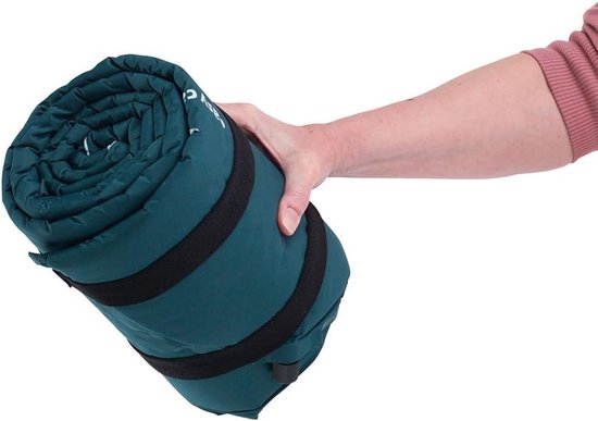 Kampeer Mat - Slaapmat Opblaasbaar - Buiten Slapen - Zelfopblazend Comfort - 182 x 51 cm - Zwart — afbeelding 4