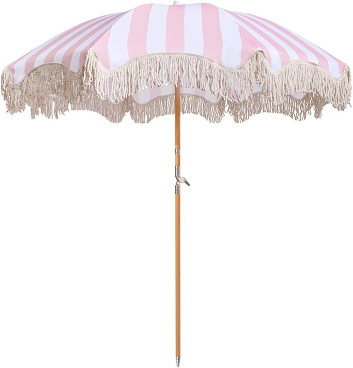 Buitenparasol Kantelbaar - Tuinparasol Schaduw - Terras Beschermen - Waterdicht Stevig Frame - 2 Meter Diameter - One Color