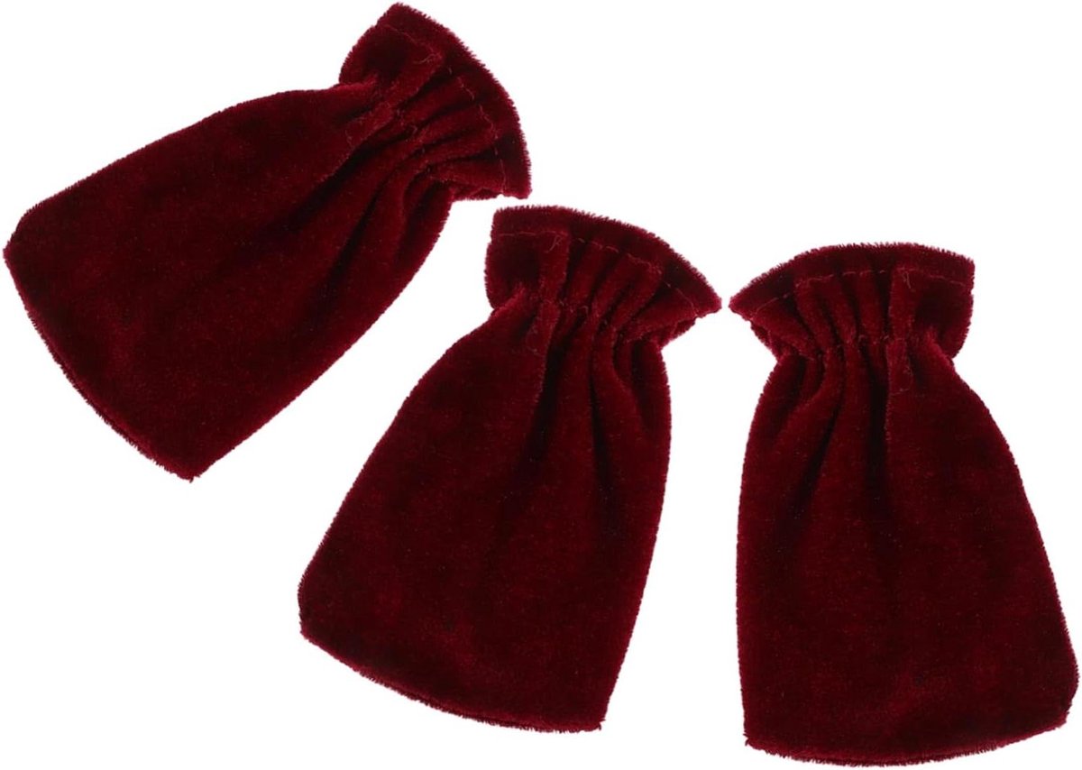 Pedaalhoezen Set - Piano Accessoires - Bescherming Instrument - Geluidsdempend Ontwerp - 3 Stuks - Rood