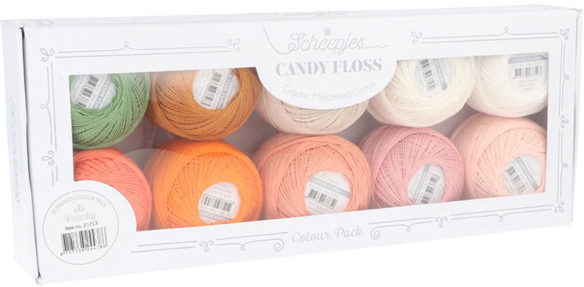 Scheepjes Candy Floss colour pack 10x20gr peachy