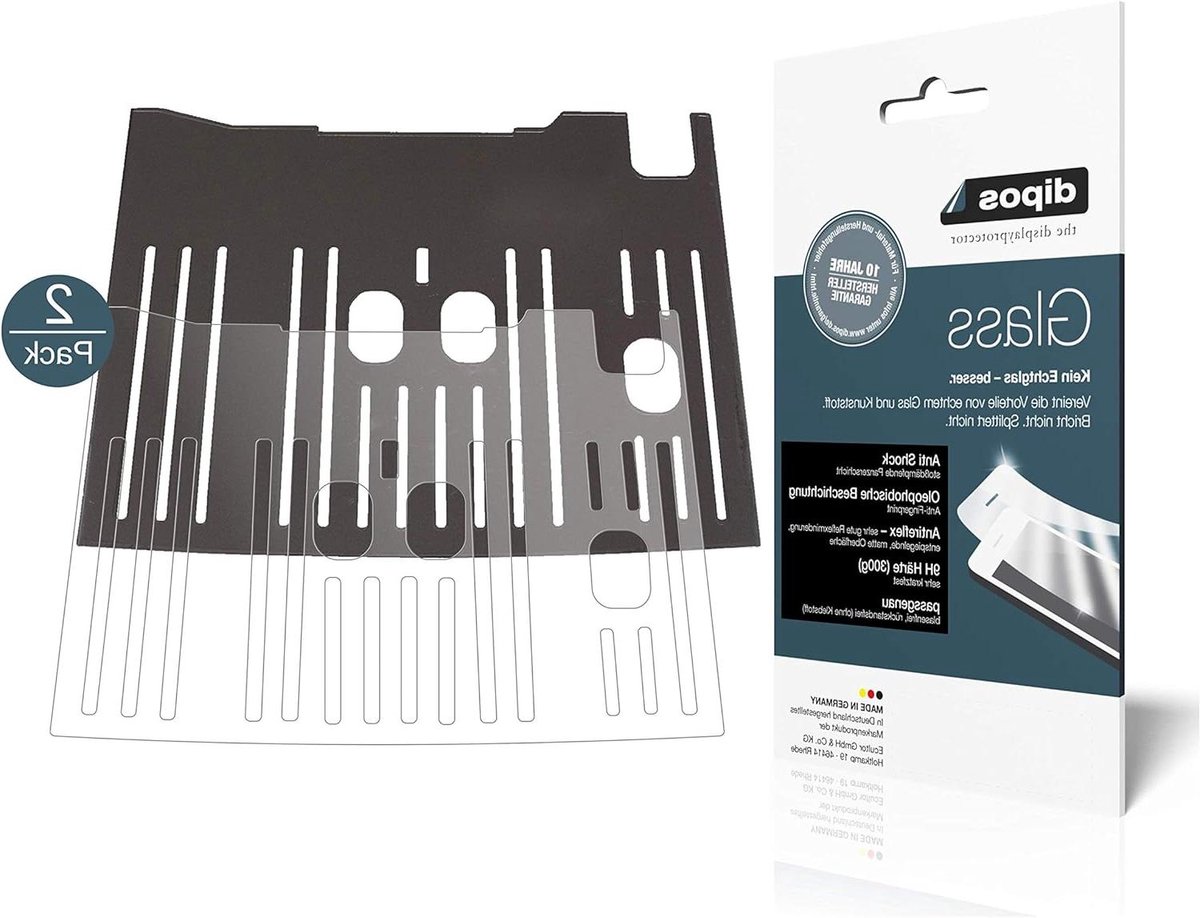 Pantserfolie Set - Display Bescherming - Koffiemachine Onderhoud - Mat Ontspiegeld - 2 Stuks - Transparant