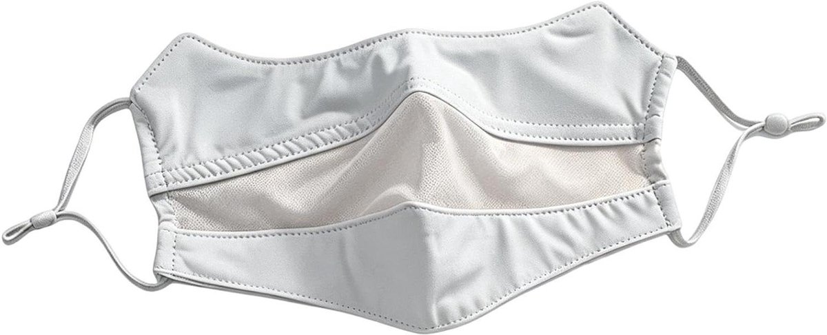Gezichtsbedekking - Verkoelende Cover - Buitenactiviteiten Bescherming - UPF 50 Zonwering - 18 gram - Wit