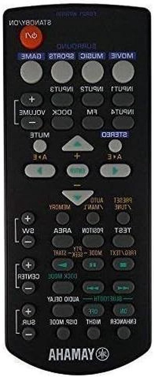 Soundbar Afstandsbediening - Universele Bediening - Entertainment Bediening - Directe Werking - 1 Apparaat - Zwart